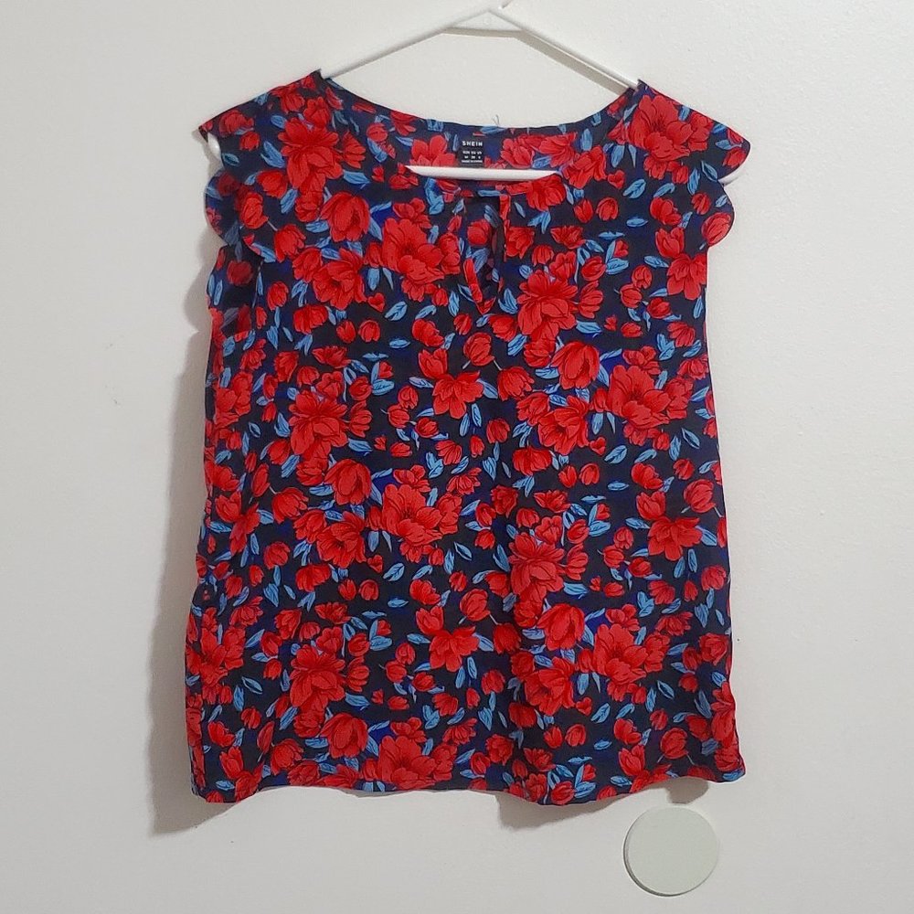 SHEIN Floral Bouse